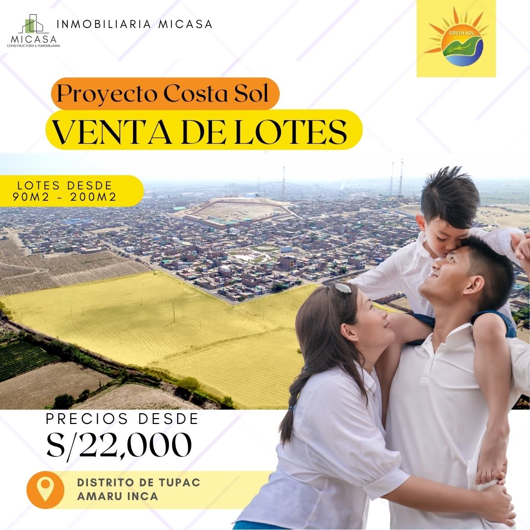 ¡🌞 Gran oportunidad en Costa Sol! Tupac amaru Inca